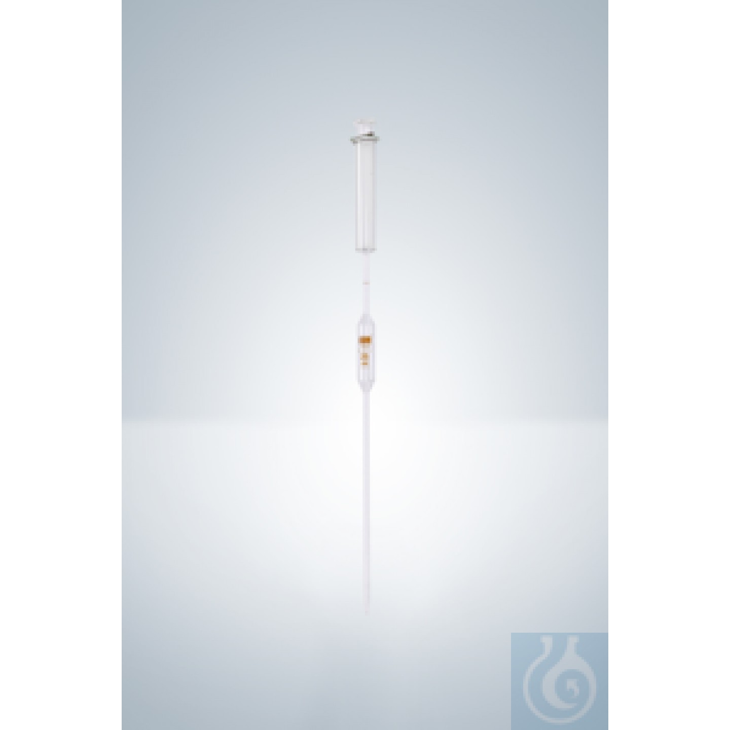 Volumetrik pipet 2 ml pistonlu, amber dereceli Volumetrik pipetler...