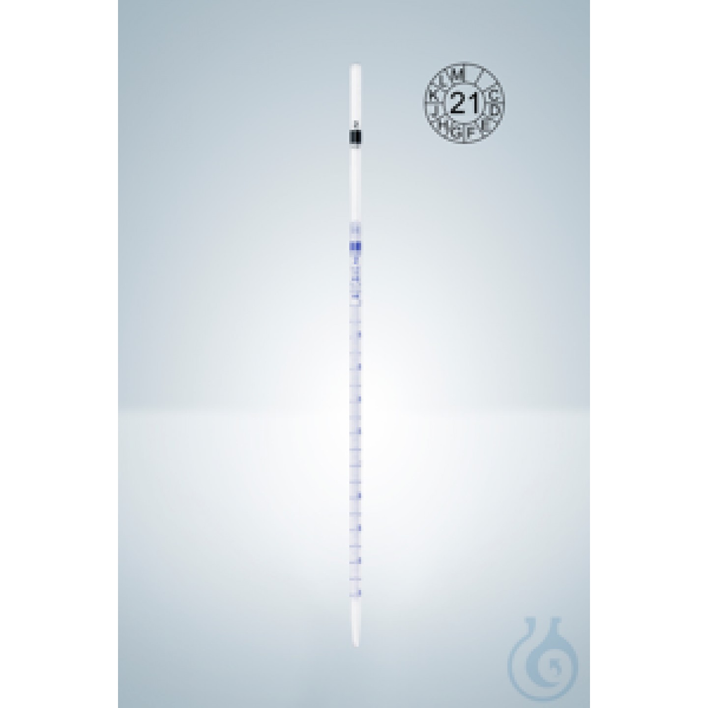 Vol.pipet 0,5:0,01 ml, 360 mm AR-glass, class AS, uygunluk sertifikası, sıfır...