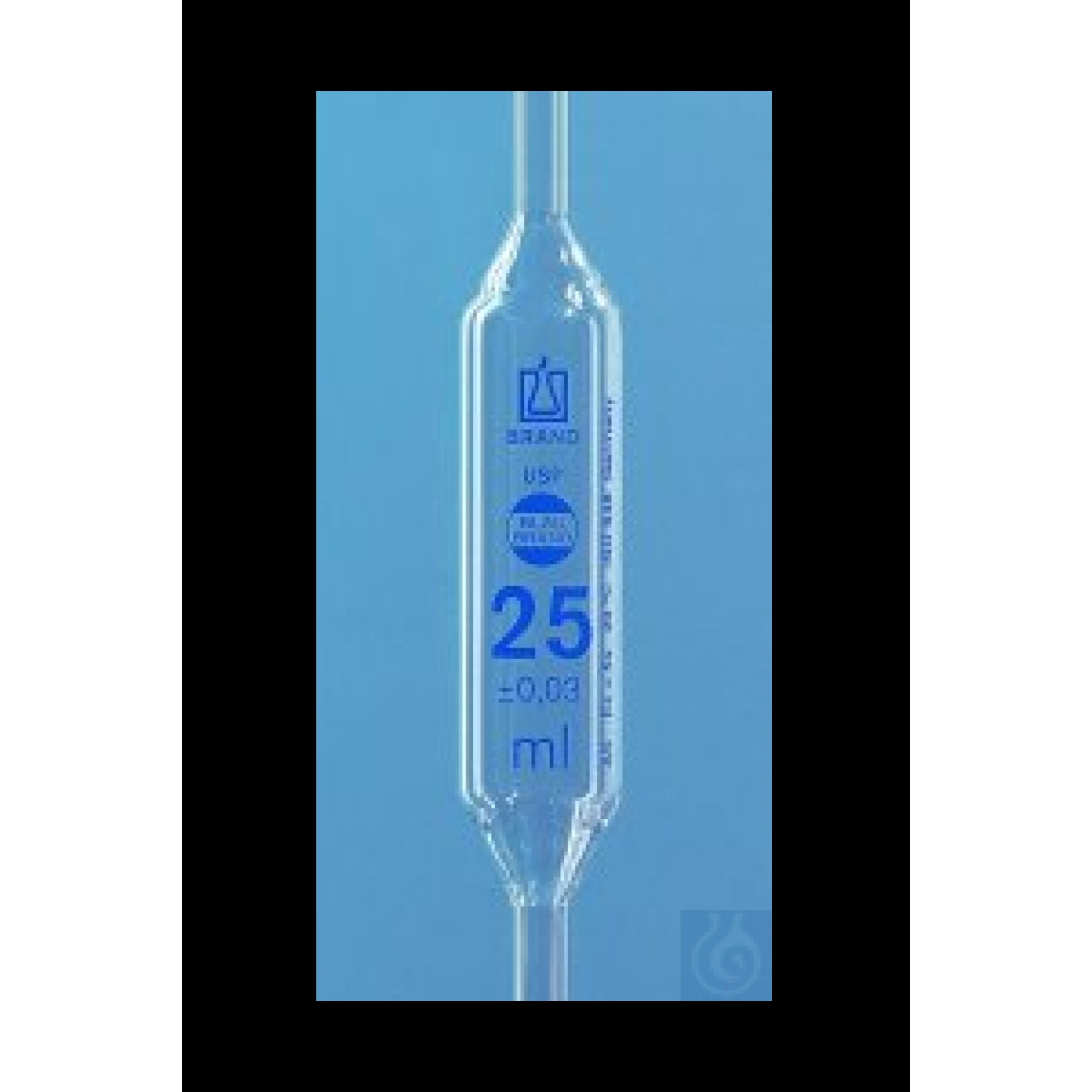 Tam pipet 10ml, 1 işaret BLAUBRAND, cl. AS, USP KB, AR cam, USP ile...