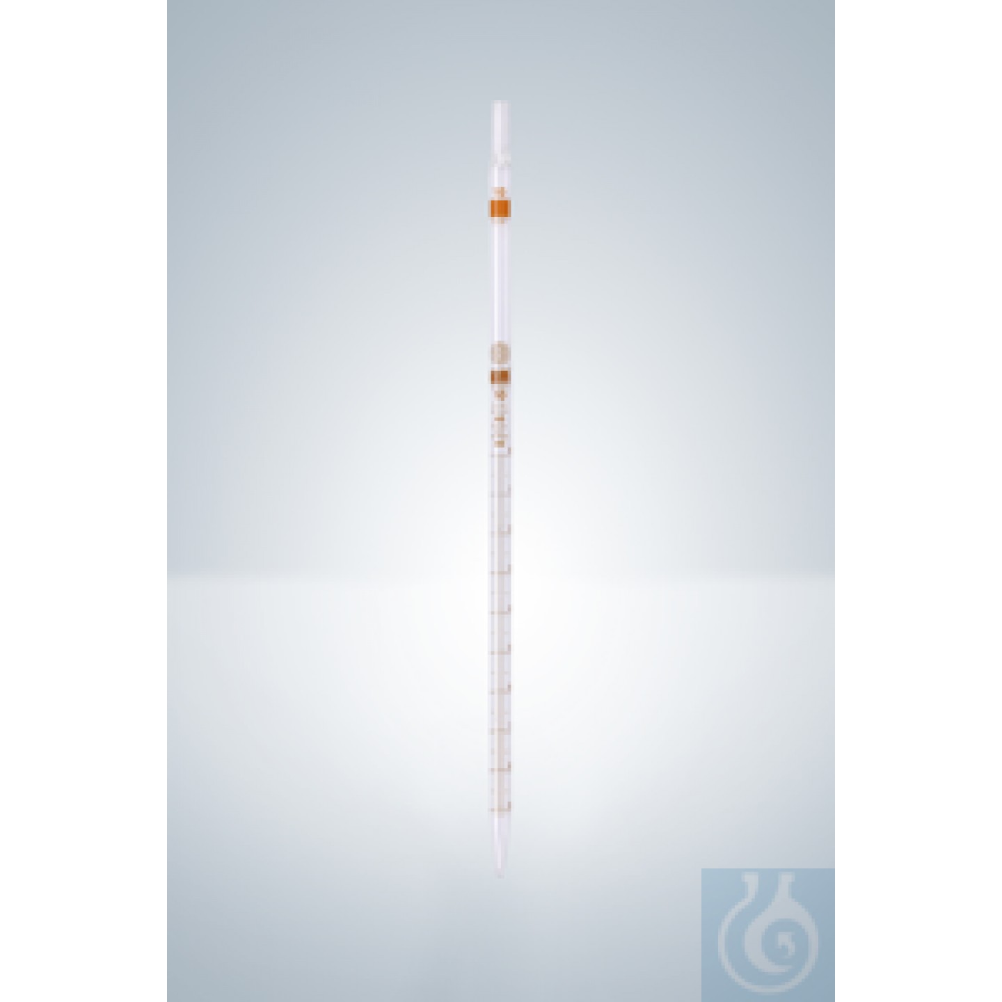 Dereceli pipet 20 ml : 0,1 ml şeffaf cam, kahverengi dereceli Dereceli...